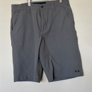 Oakley Men's Charcoal Flat Front Shorts